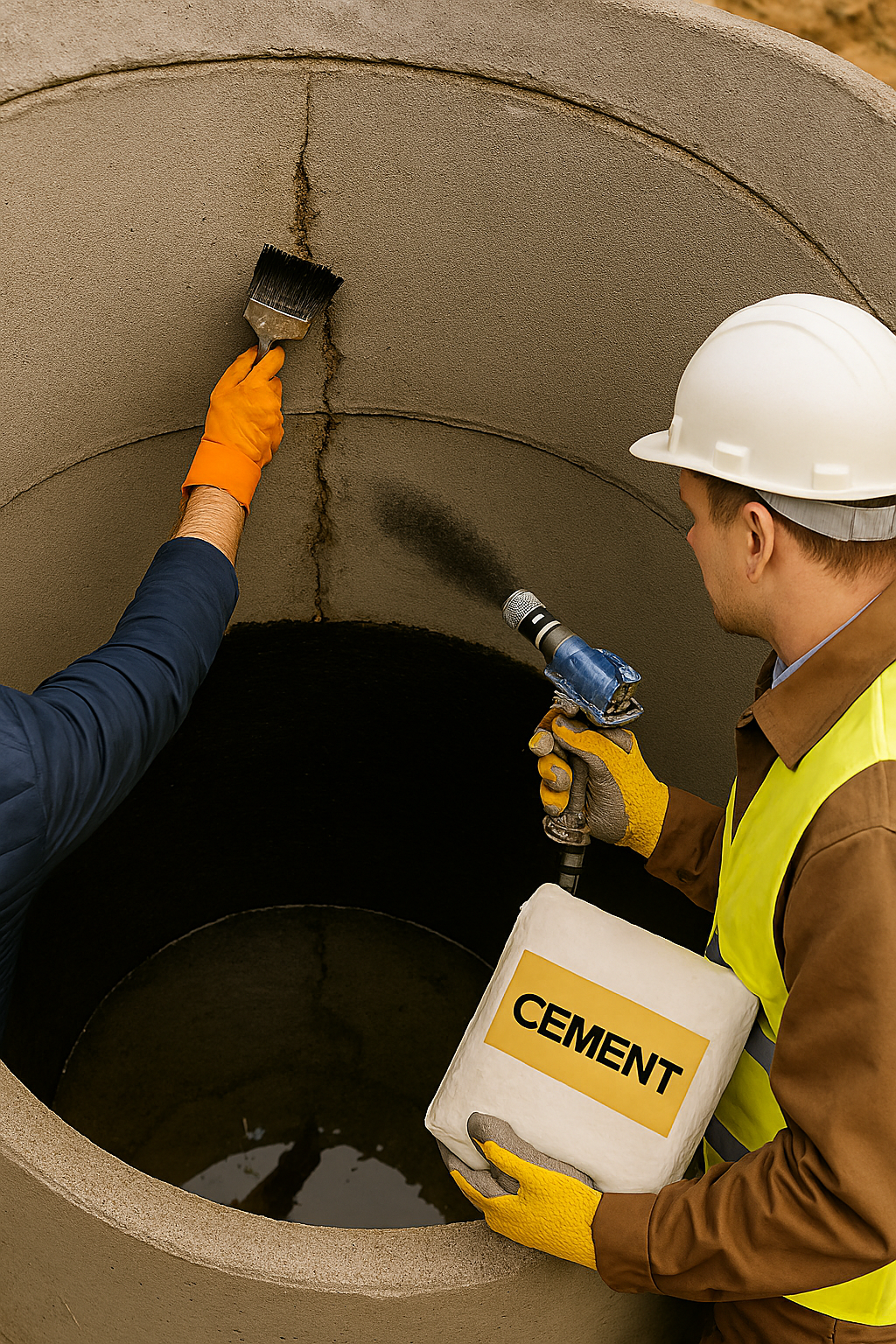 Ремонт и гидроизоляция колодца